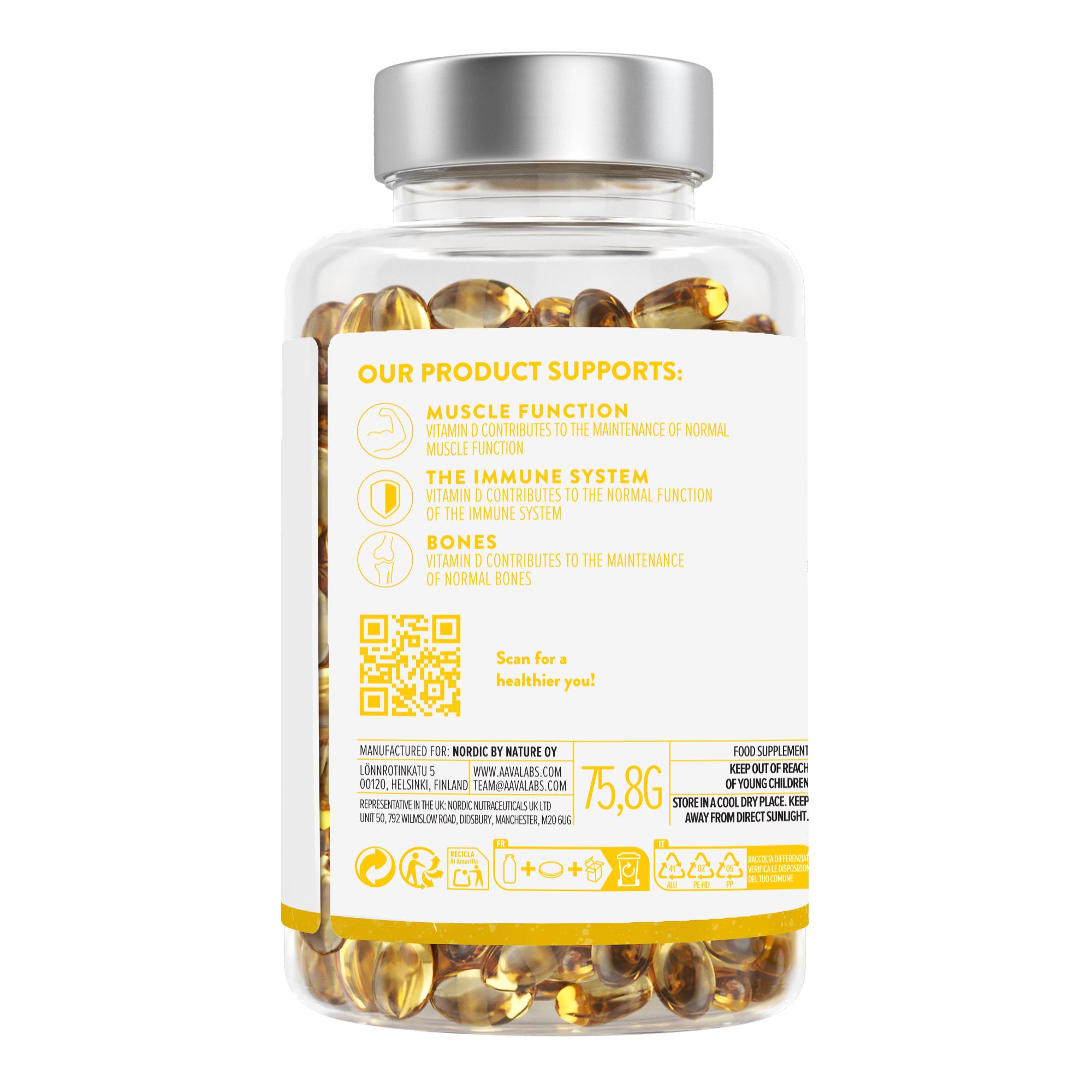 Aavalabs Vitamin D3 - 2000IU