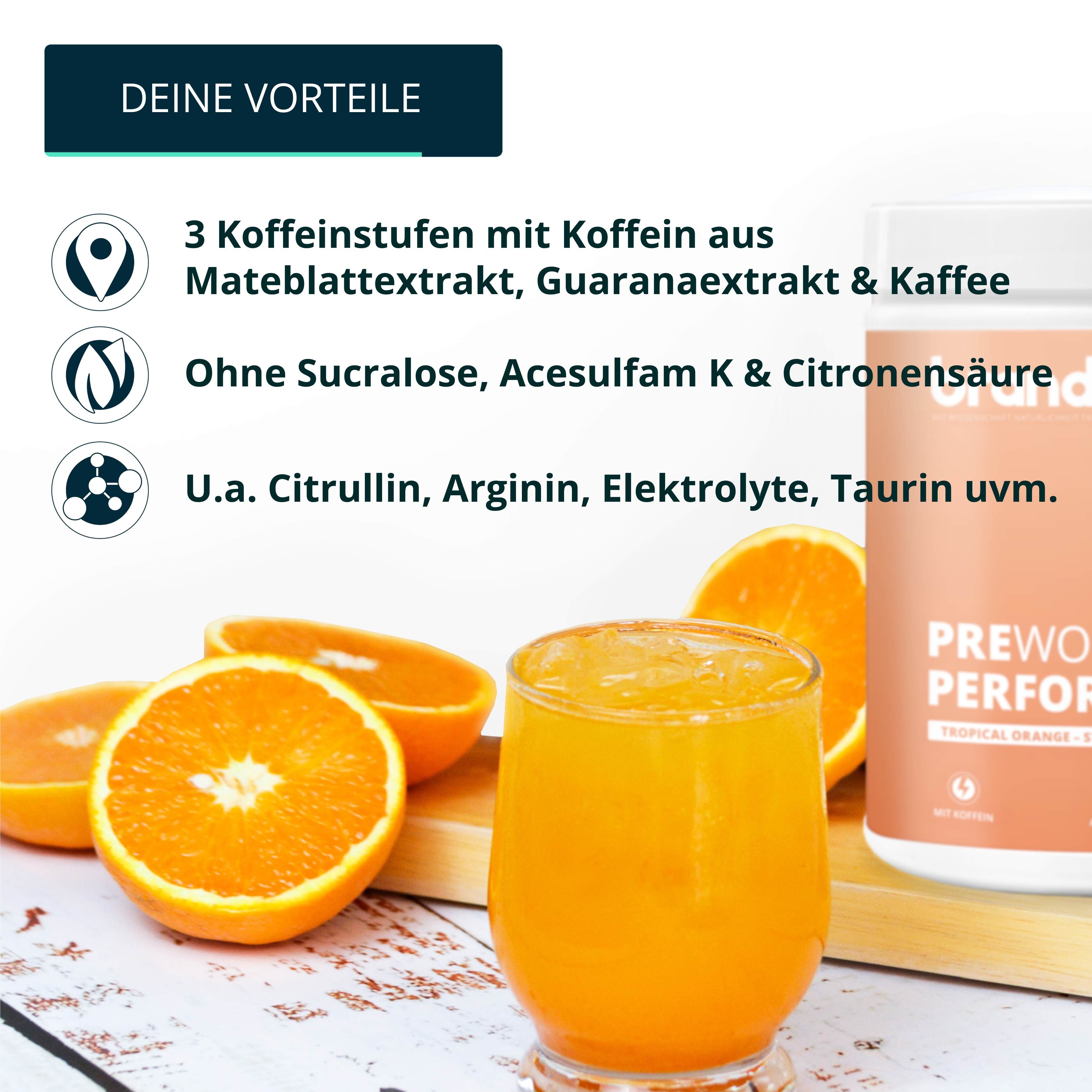 brandl® Pre-Workout Booster 2.0  | Stufe 2