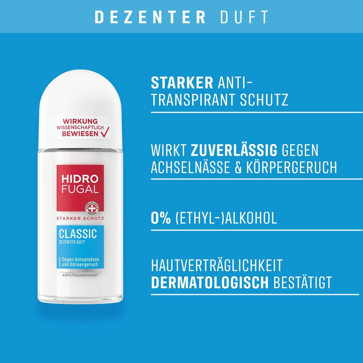 HIDROFUGAL Deo Roll-on CLASSIC