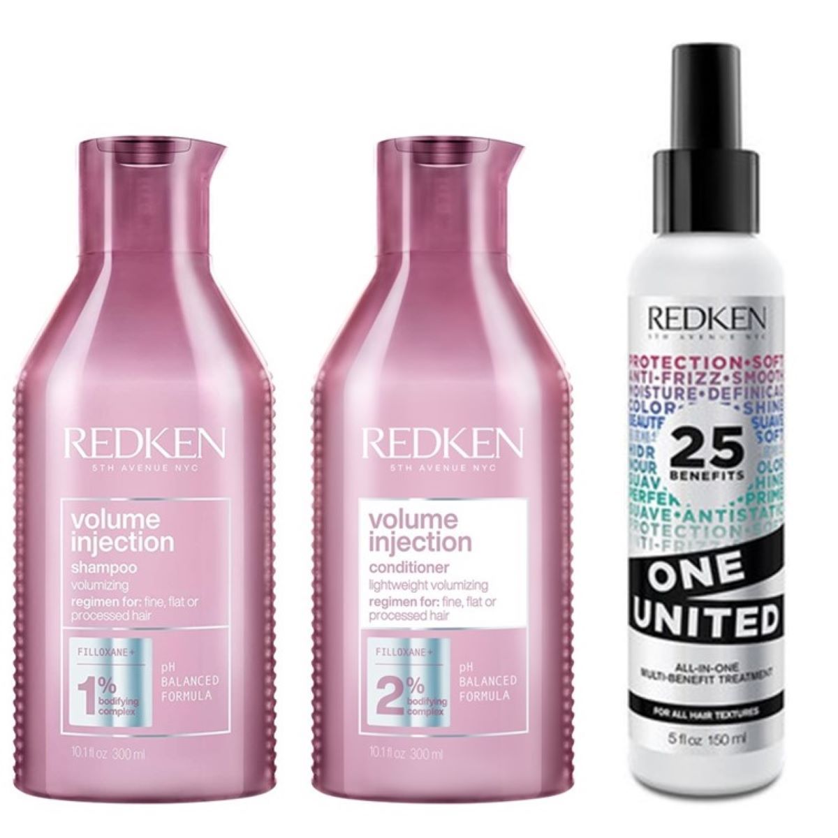 Redken Volume Injection Bundle One United 750 ml