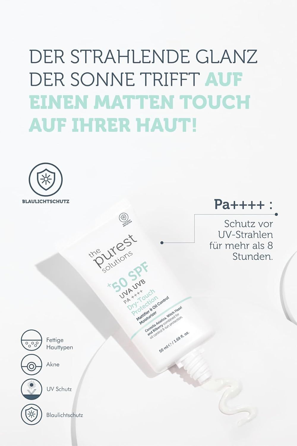 The Purest Solutions Dry-Touch Sonnencreme SPF 50+