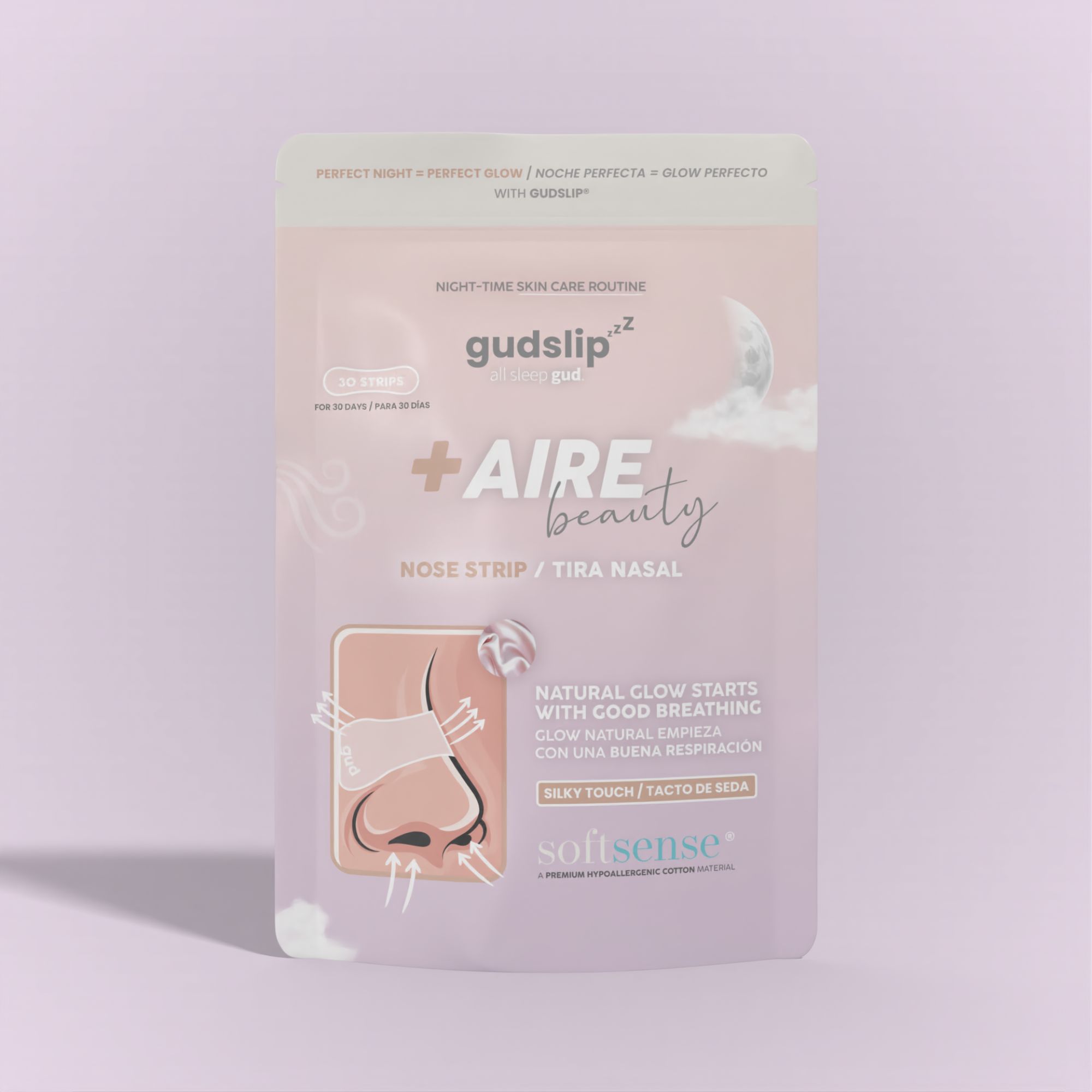 gudslip®beauty Nasenpflaster für die Nacht