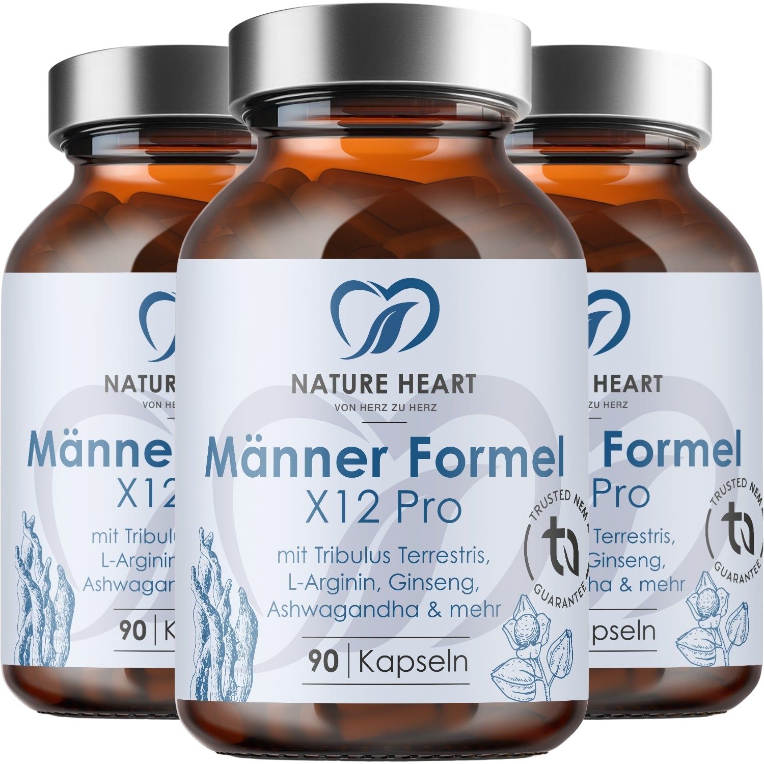Nature Heart Männer Formel X12 Pro 3x90 St Kapseln