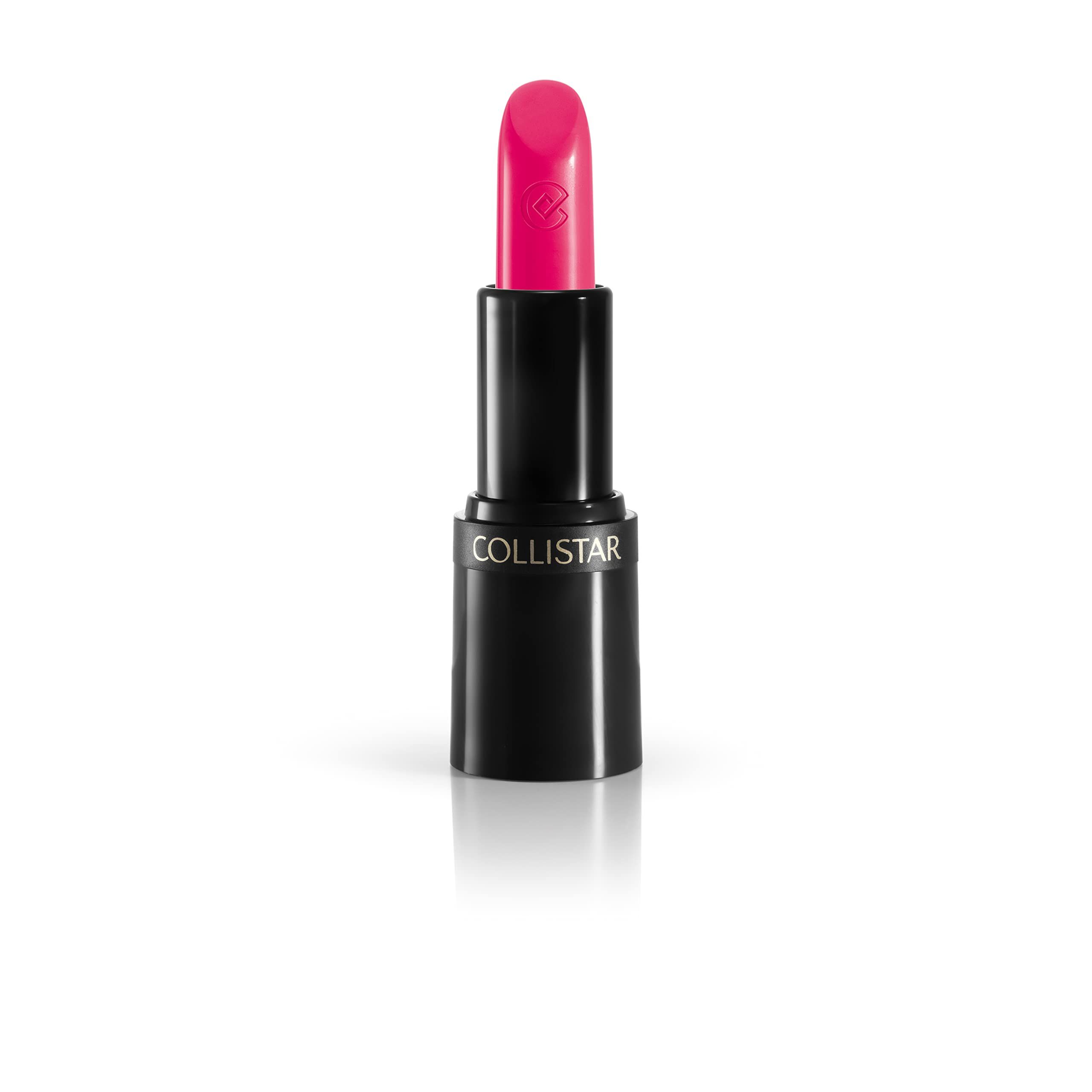 Lippenstift mit schwarzer Hülse und pinkfarbener Spitze. Marke: Collistar.