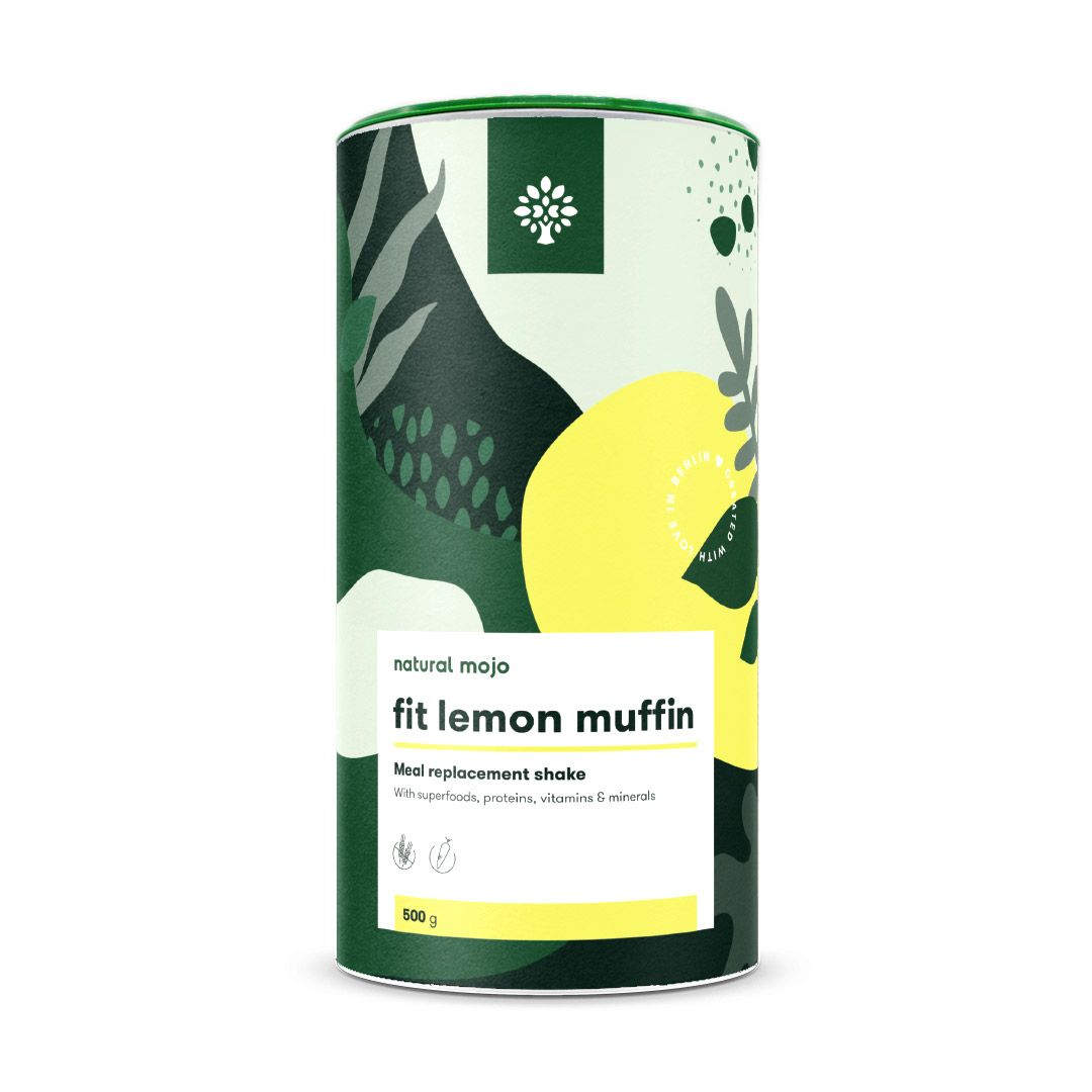 natural mojo fit lemon muffin