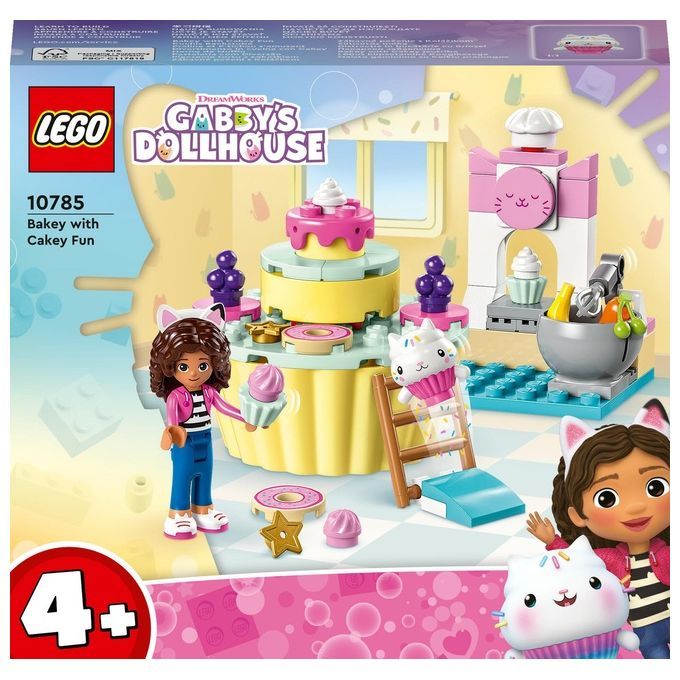 LEGO La Casa delle Bambole di Gabby 10785 Divertimento in Cucina con Dolcetto, Giocattolo con Cupca