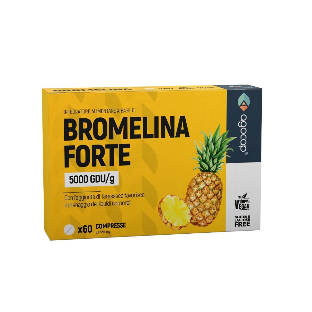 Bromelina Forte drenante naturale con tarassaco, contro gambe gonfie, cellulite e ritenzione idrica