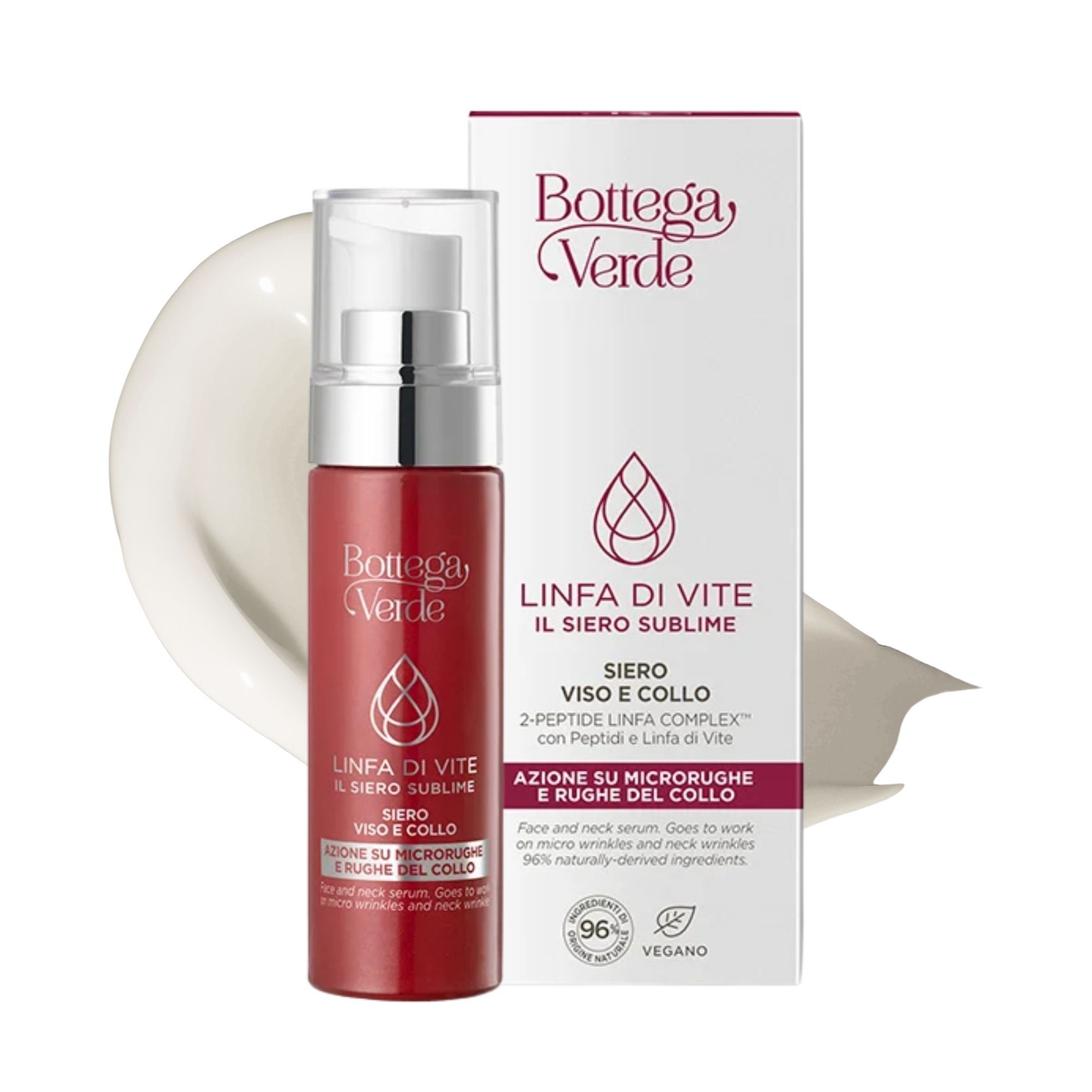 Bottega Verde Linfa di Vite - Il Siero sublime - Siero viso e collo