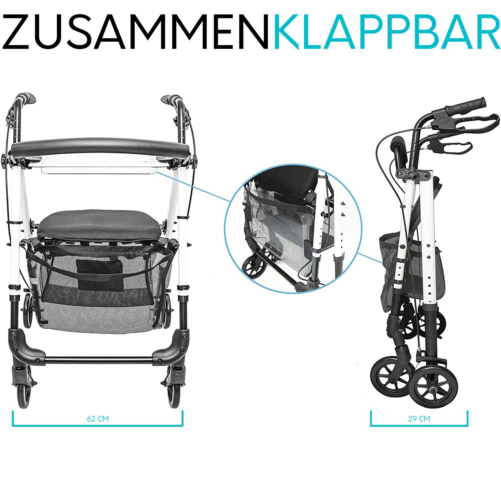 Wohnungs-Rollator IR10+ - Der wendige Indoor Rollator von Mobility Plus+