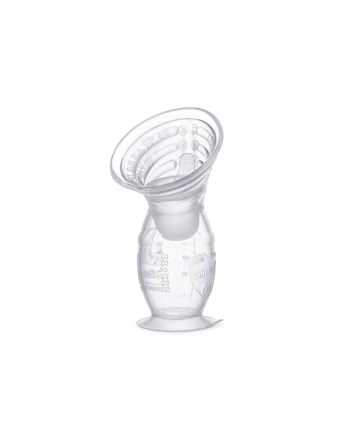 Gen.2+ Milchpumpe mit Saugfuss 100ml + Auslaufschutz