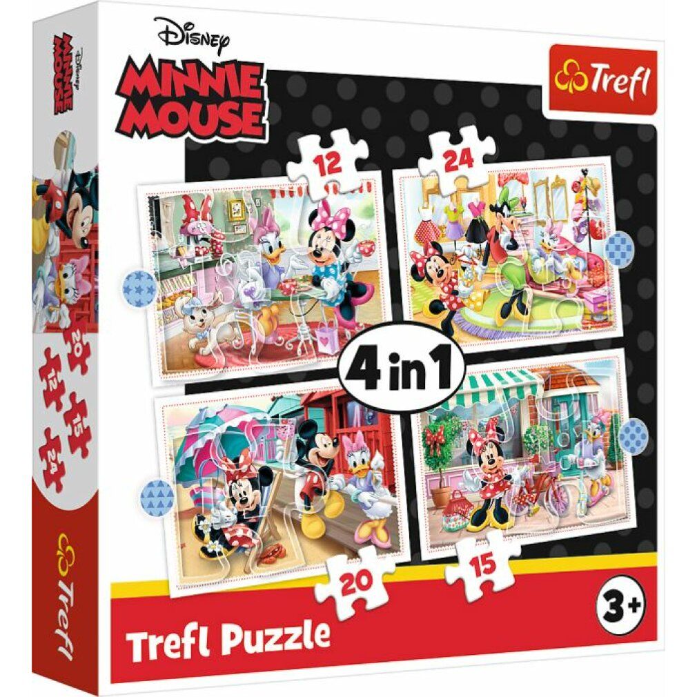4 in 1 Puzzle 12,15,20,24 Teile ? Disne