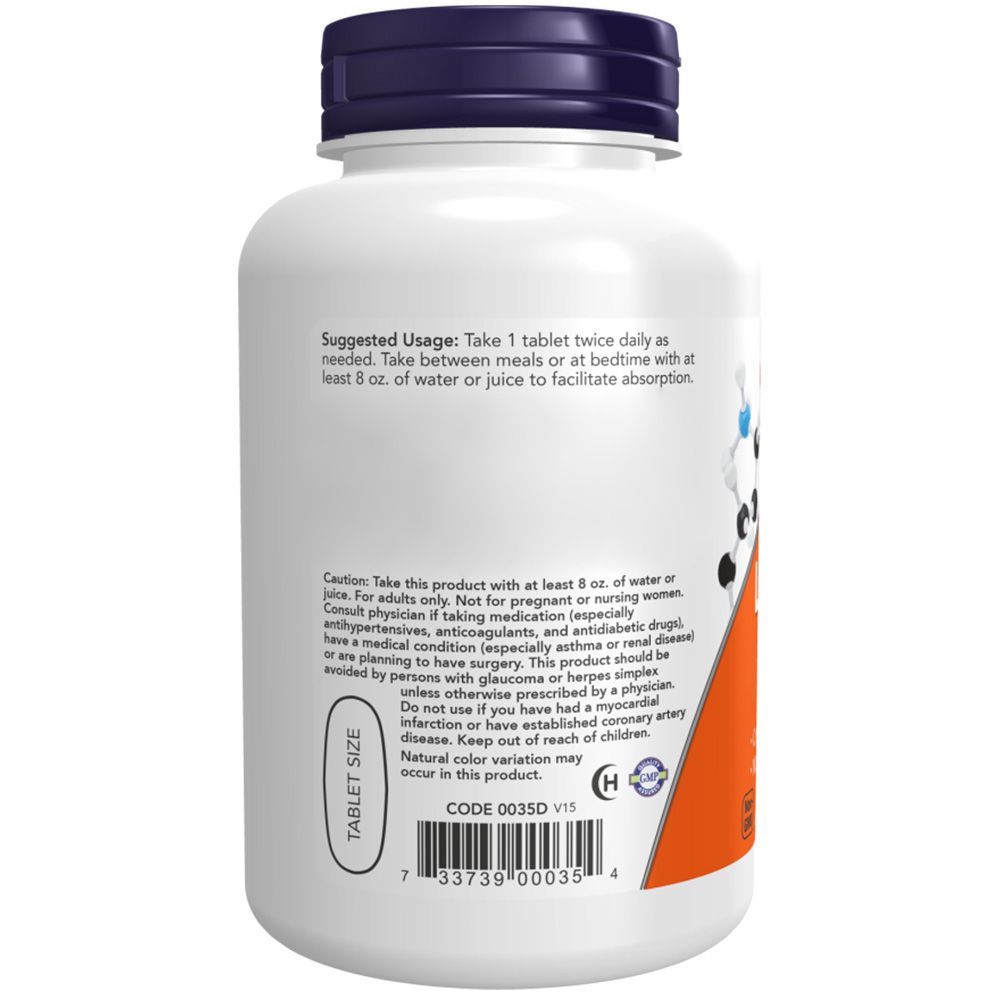 Now Foods, L-Arginine (Double Strength), 1000mg
