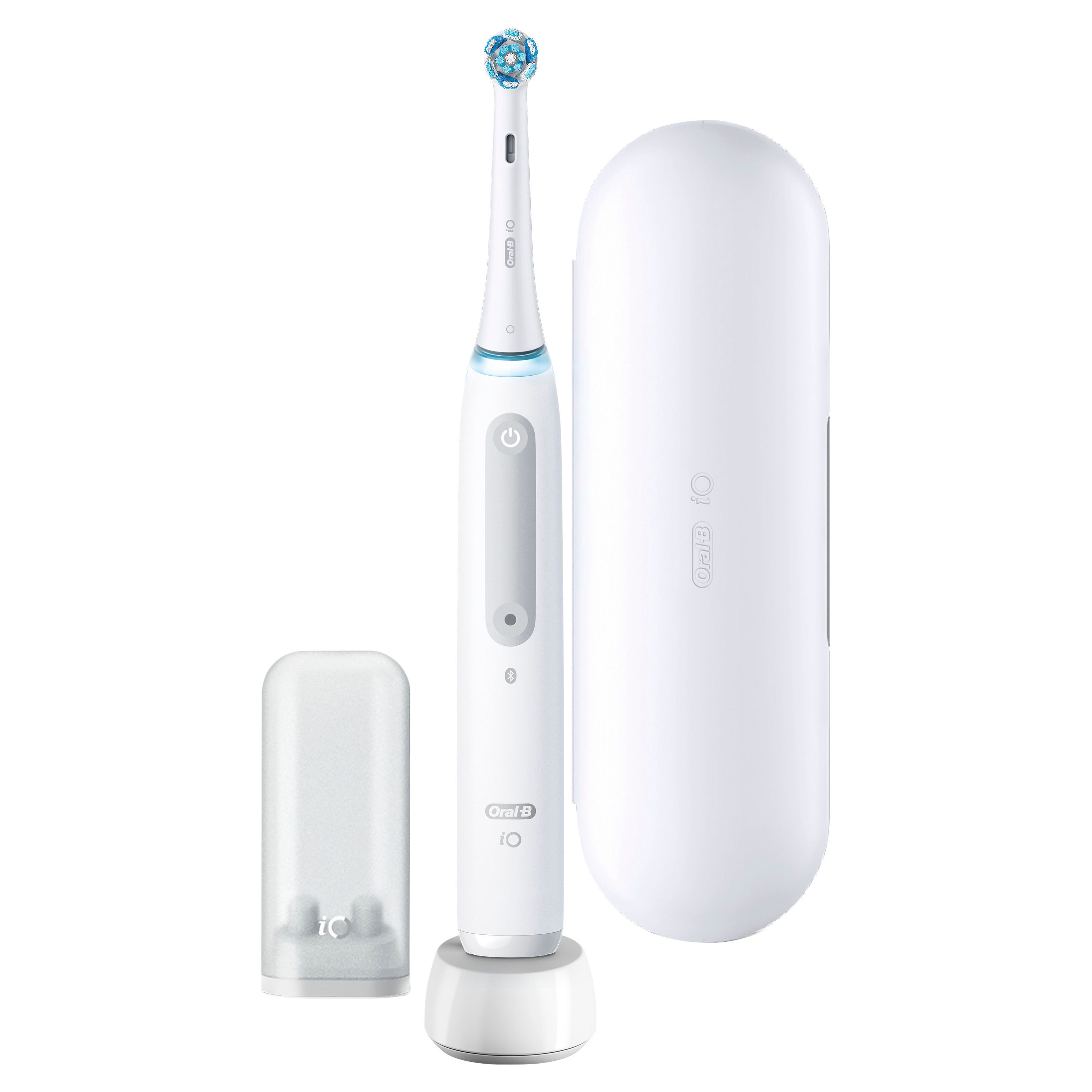 Oral-B - Elektrische Zahnbürste "iO Series 4 + Reiseetui" in Quite White