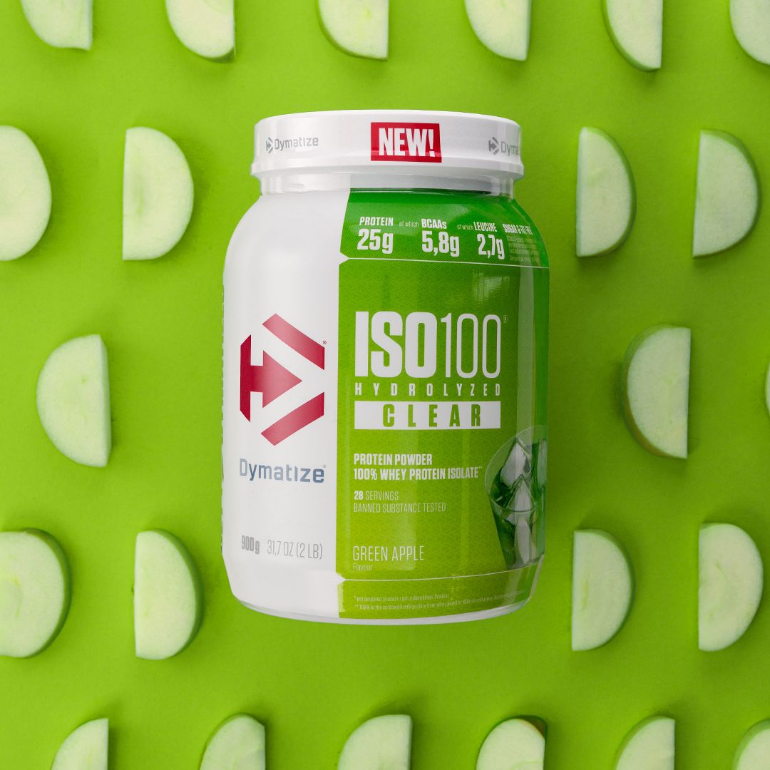 DYMATIZE Whey Protein Pulver Shake ISO 100 Hydrolyzed Clear Green Apple