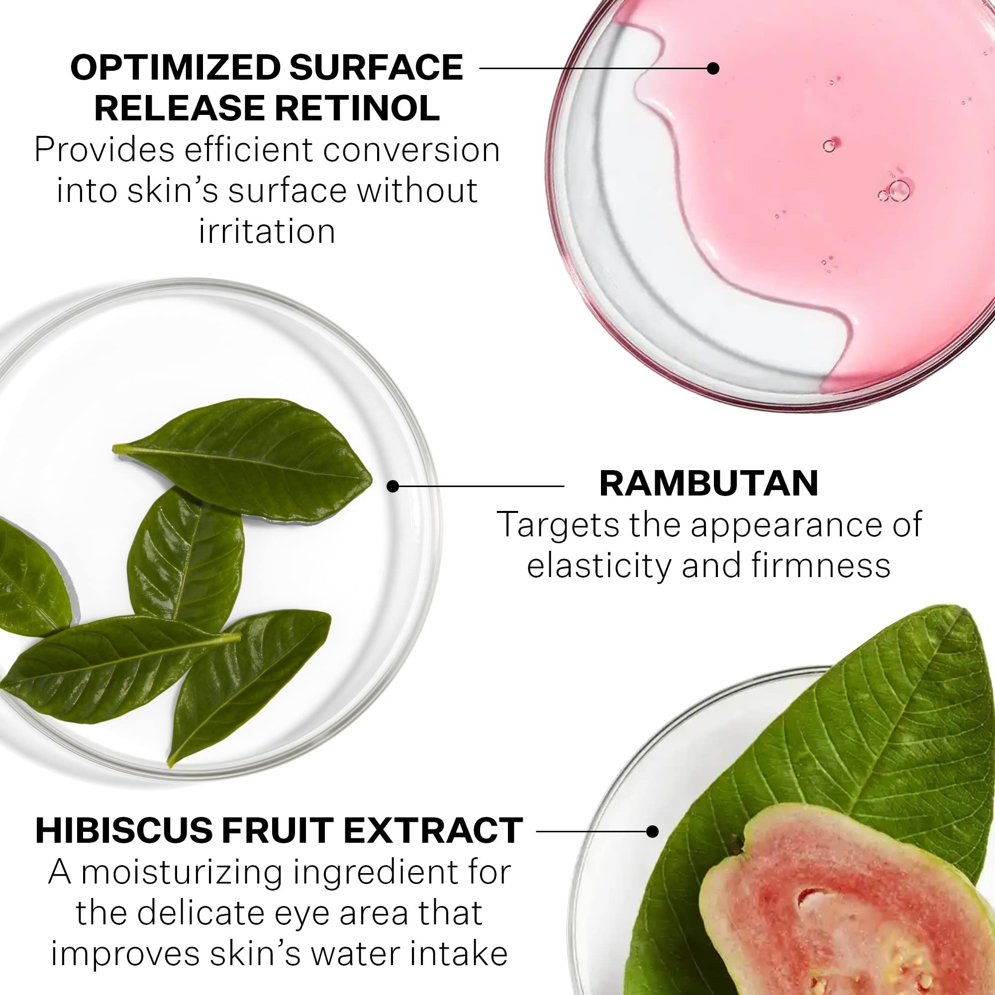 Tube Augencreme, Marke StriVectin, Advanced Retinol. Produkt auf pinkfarbenem Hintergrund. Creme-Ausgabe sichtbar.