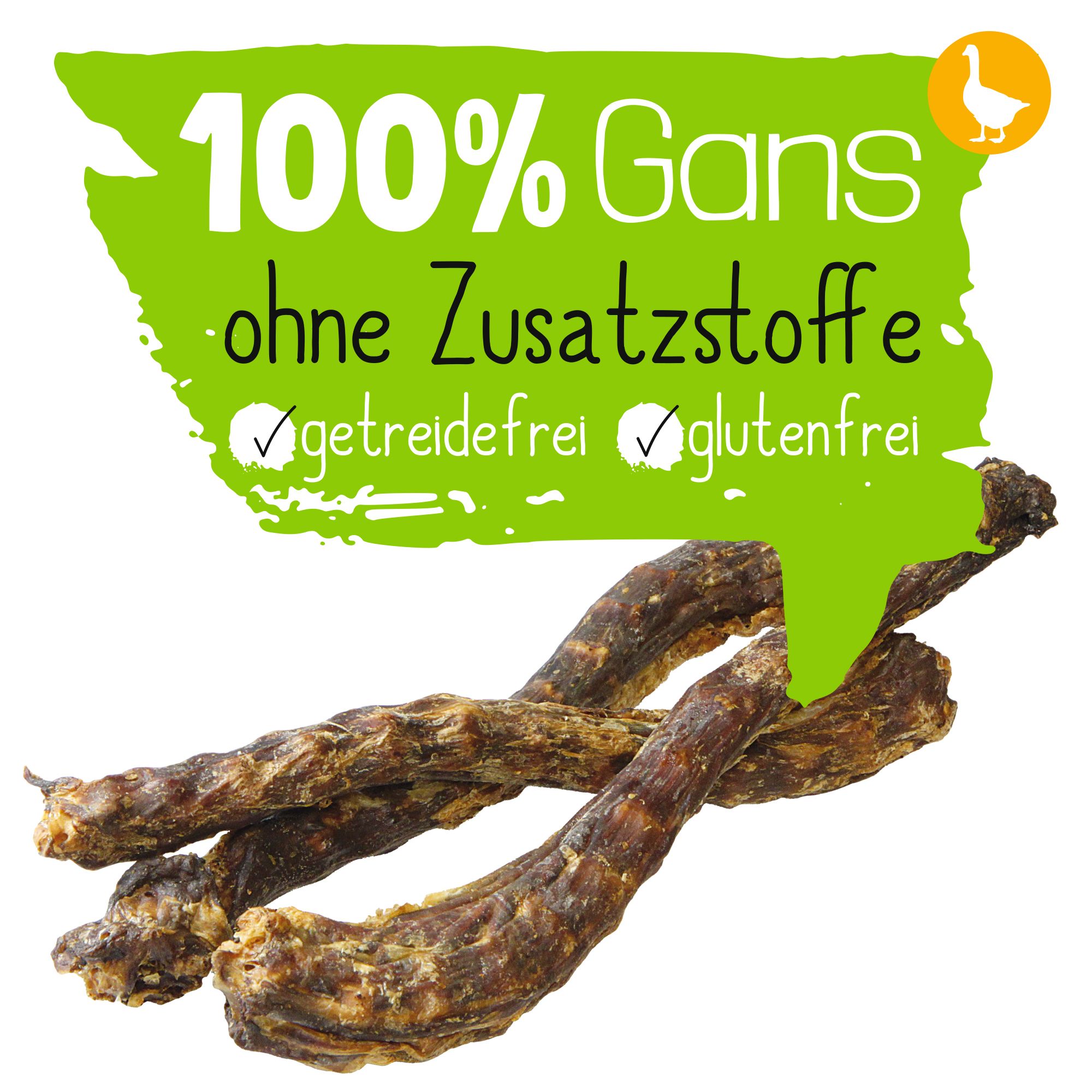 Schecker Hundesnack - Gänsehälse XXL