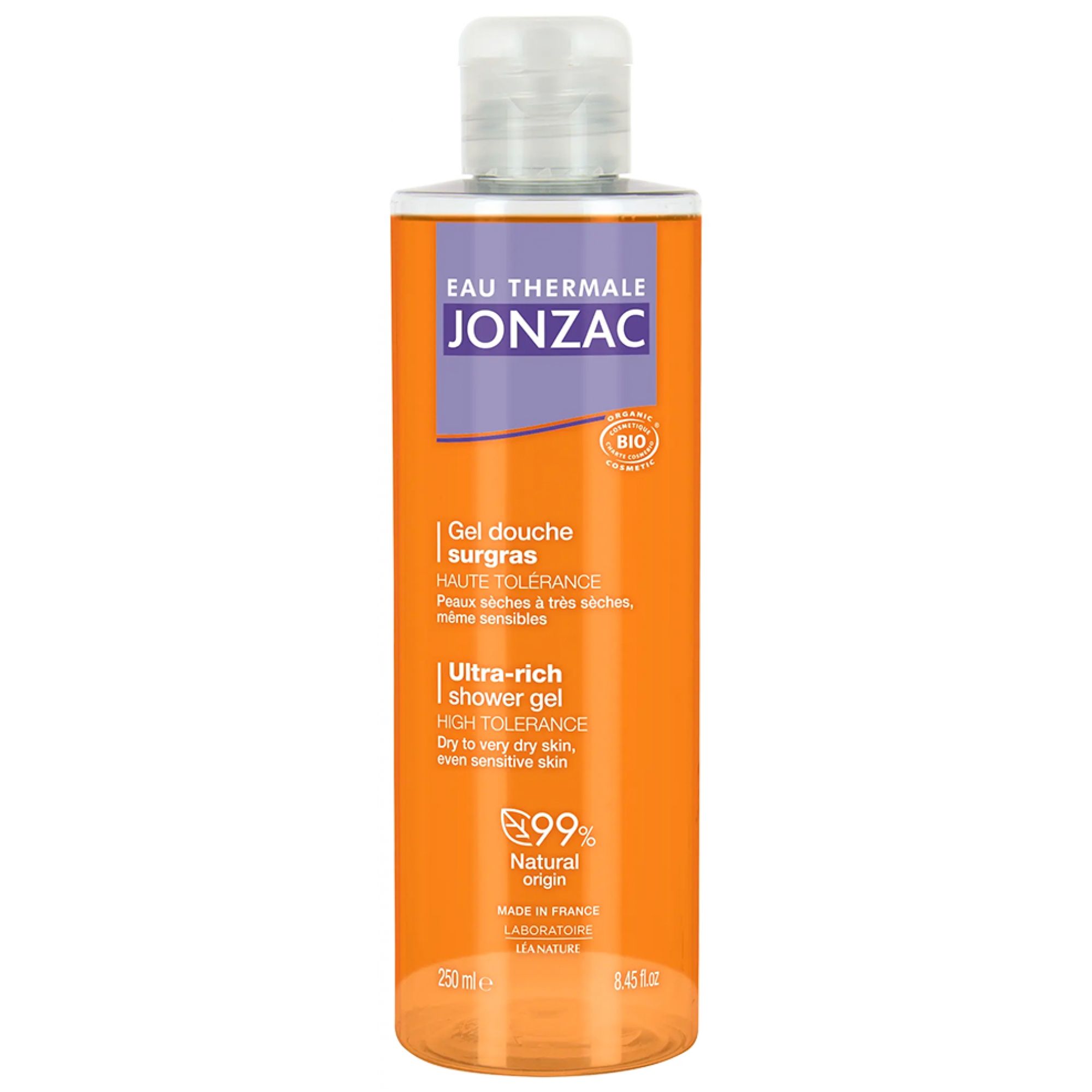 Eau de Jonzac Nutritive Rückfettendes Duschgel Hohe Verträglichkeit Bio 6,5x17,5x3,5 cm