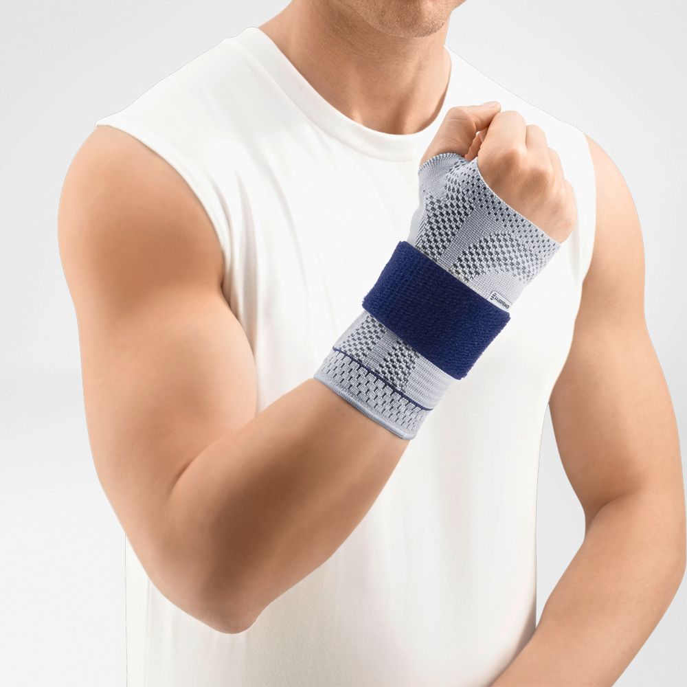 Bauerfeind ManuTrain® Handgelenk-Aktivbandage, titan
