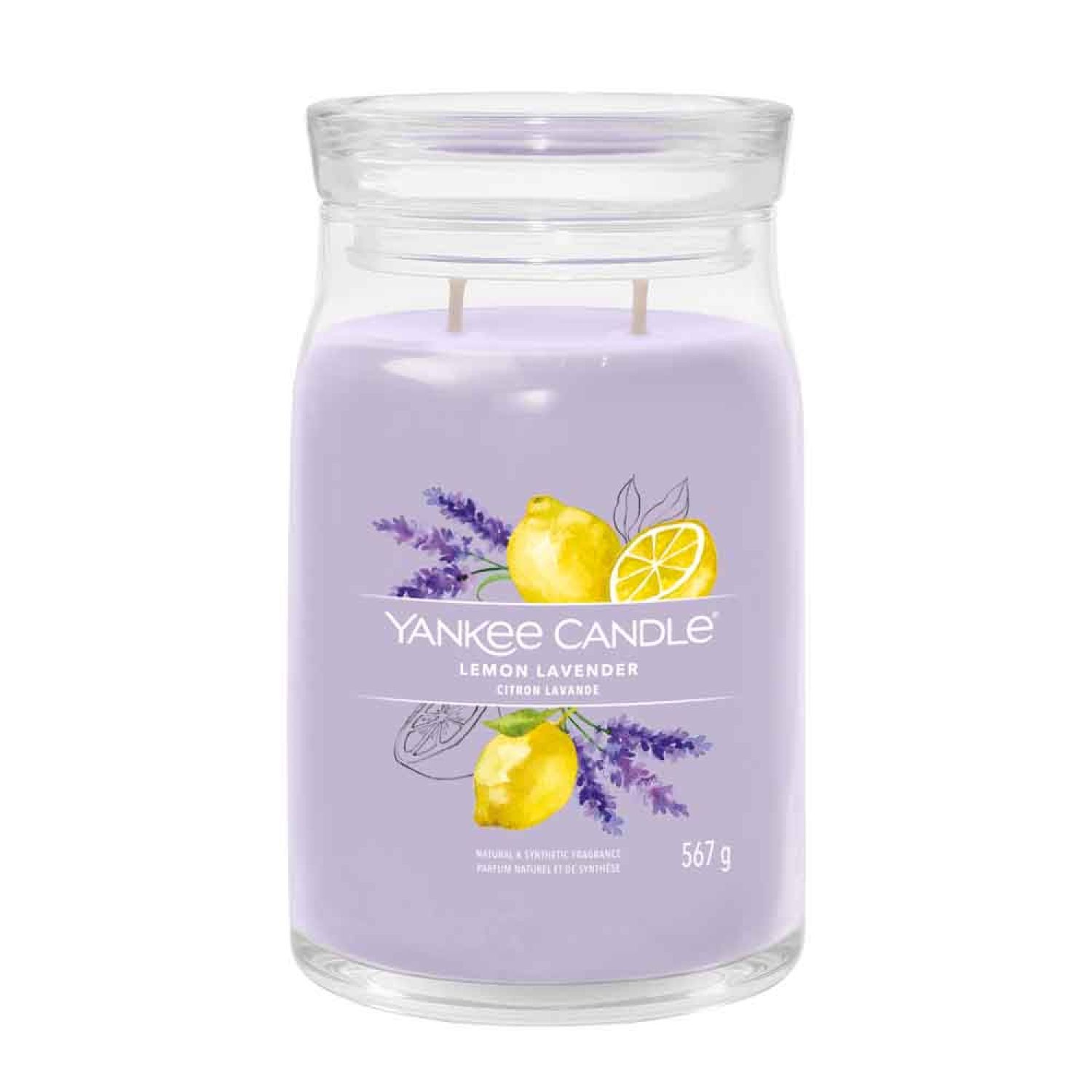 Yankee Candle Lemon Lavender Signature - Giara grande