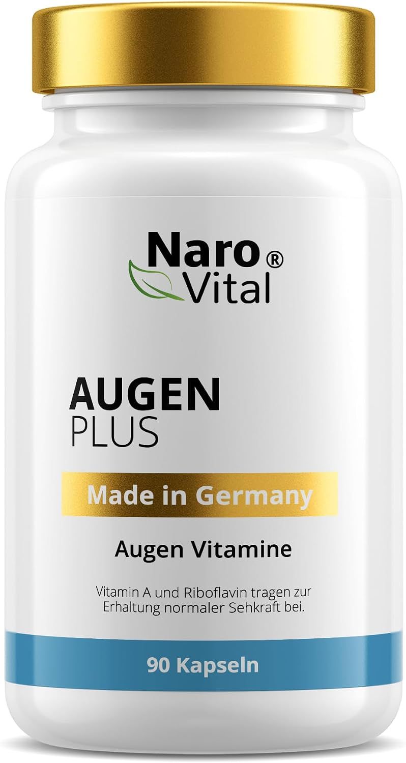Narovital® Augen Vitamine | Lutein 50mg & Zeaxanthin 90 St