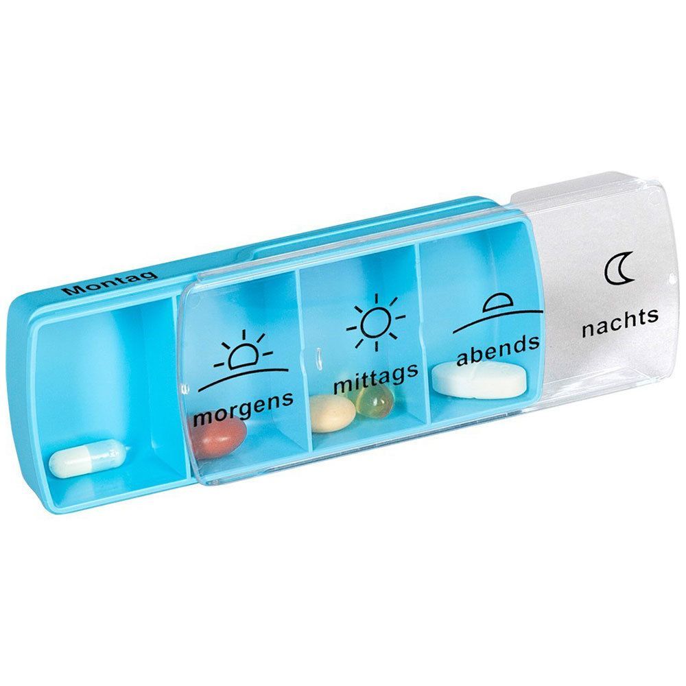 ANABOX® 7 Tage Compact blau/weiß