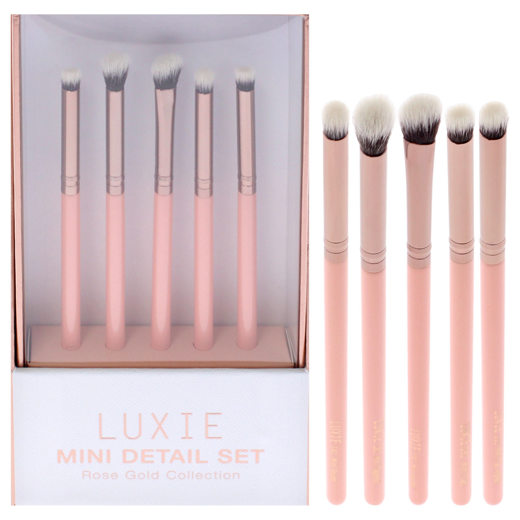 Luxie Rose Gold Mini Detail Pinsel Set 148 Pc