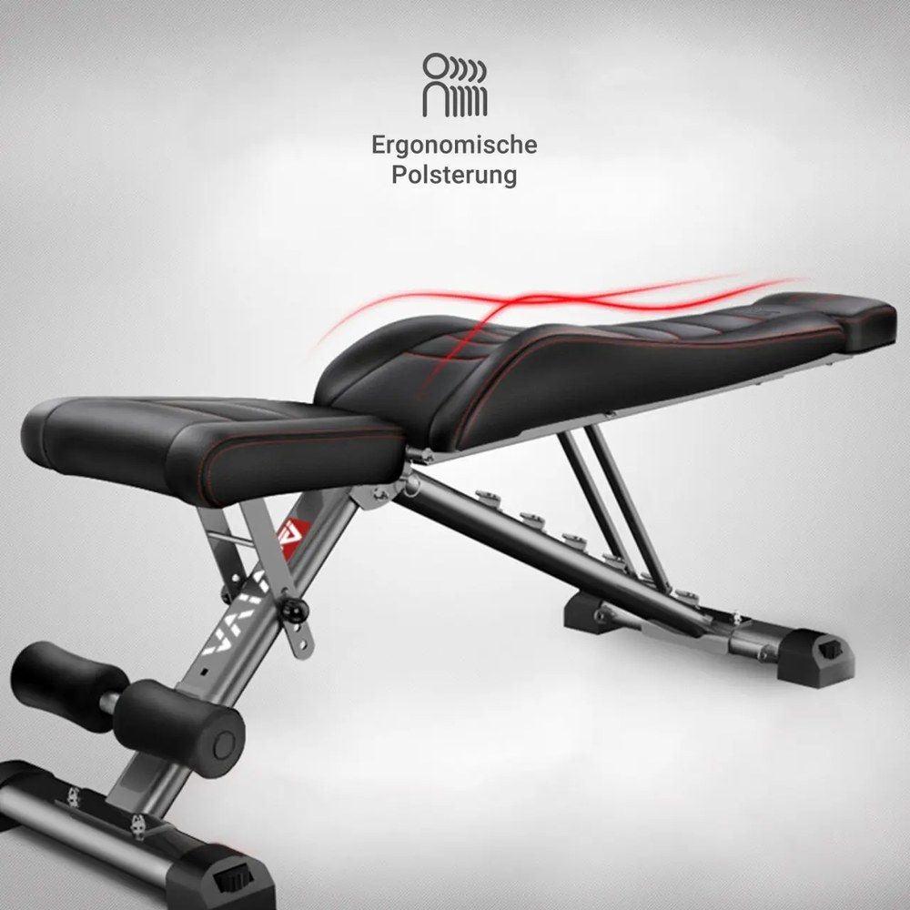 AsVIVA Hantelbank & Negativbank Home-Gym WB2