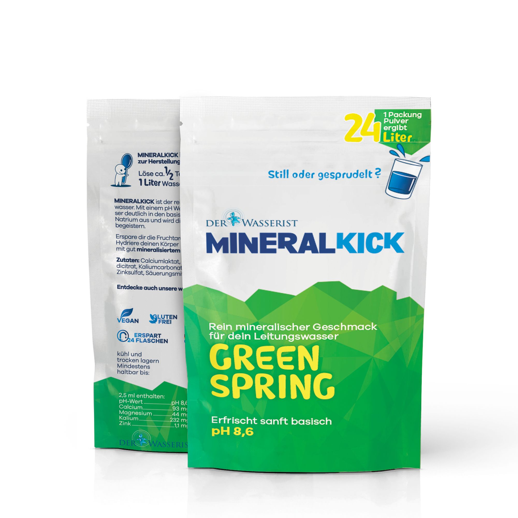 Der Wasserist MineralKICK GREEN SPRING