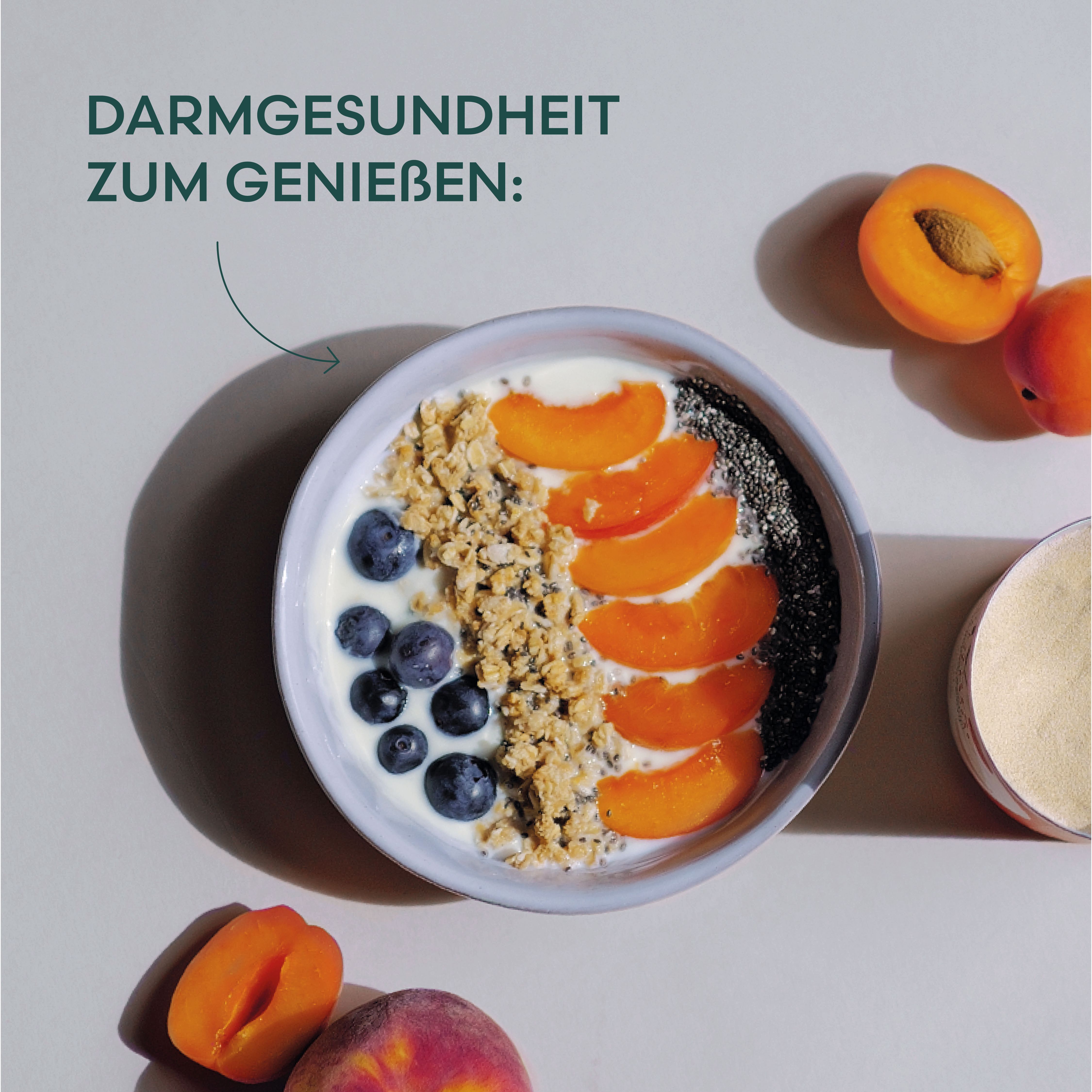 LIV Darmkur | Pfirsich Aprikose aus ganzen Früchten, mit Bakterienkulturen und Ashwagandha KSM-66®