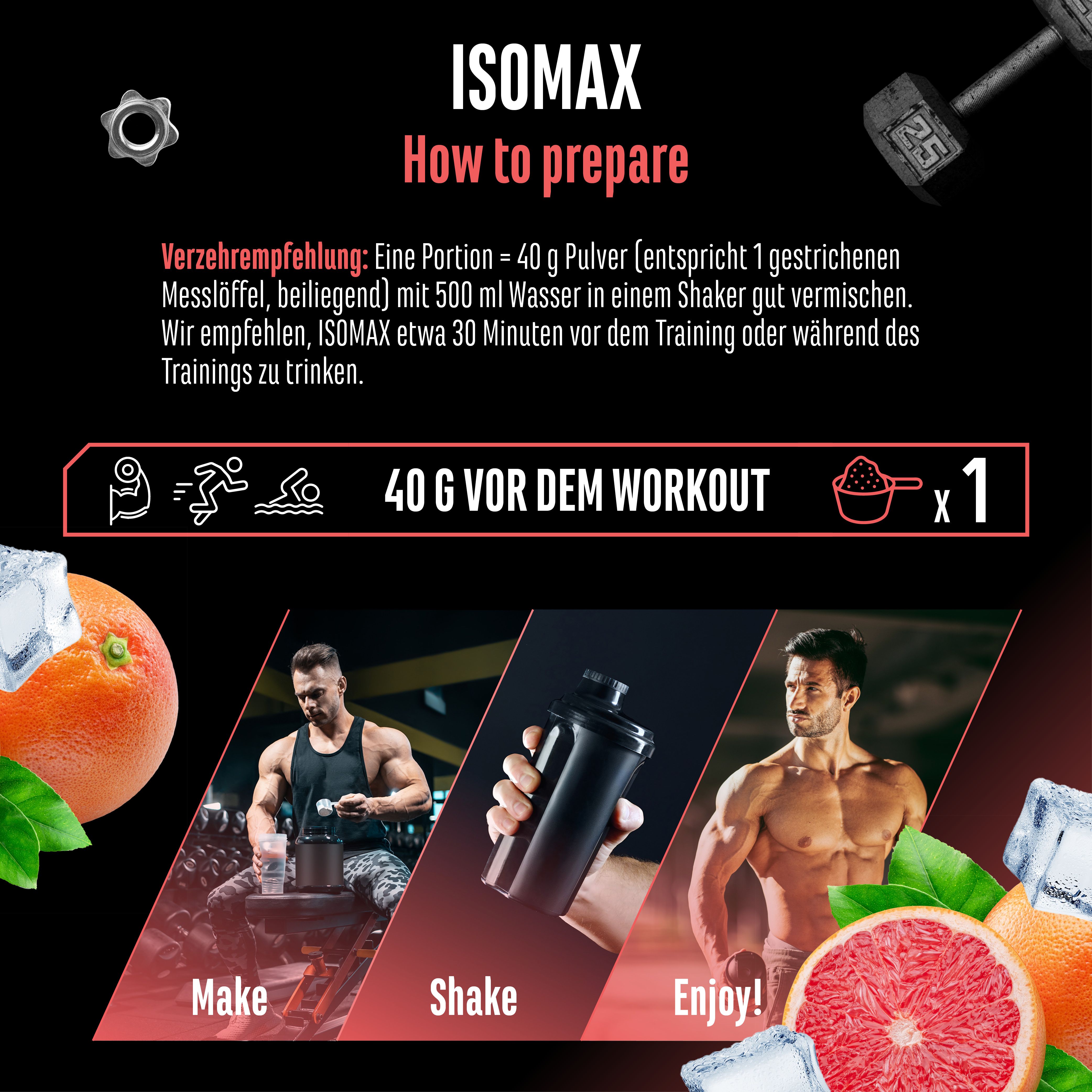 GEN Isomax Endurance & Recovery Drink