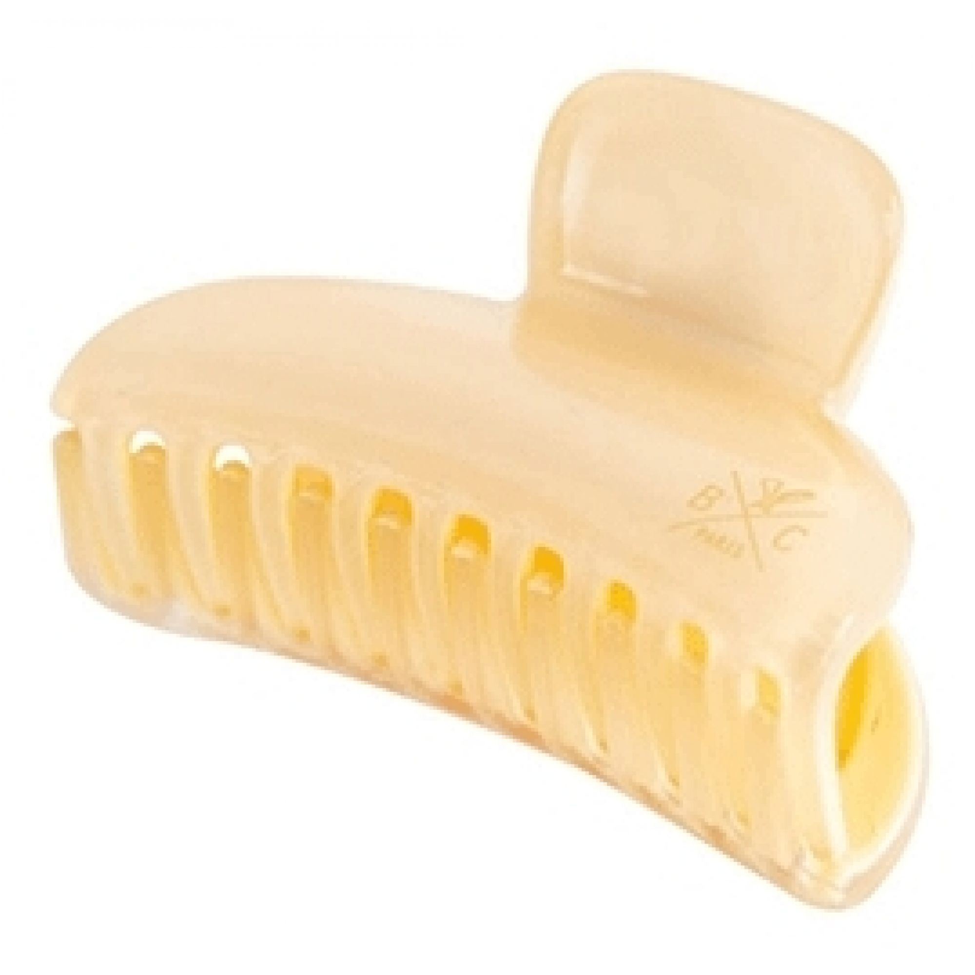 Bachca Krokodilklemme Opalin Elfenbein Kleines Modell 3,2x5,5x3,8 cm