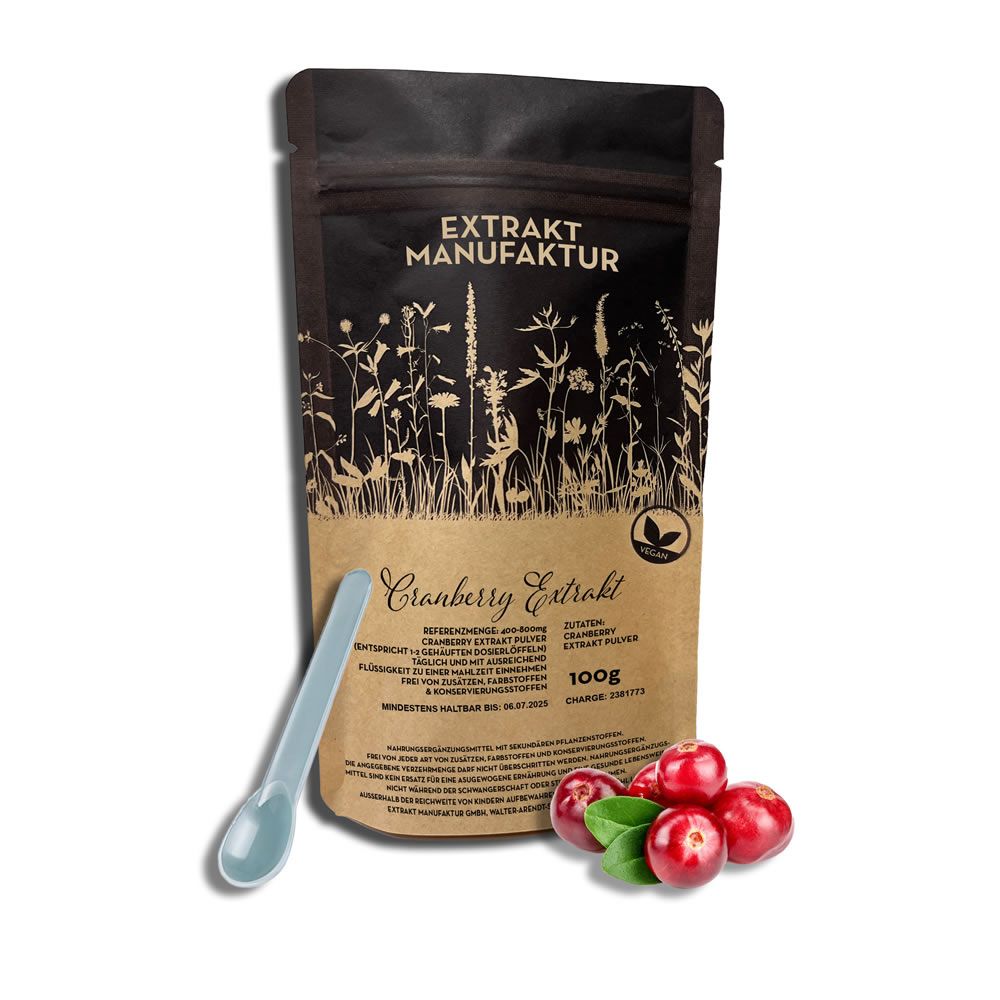 Extrakt Manufaktur Cranberry Pulver 100 g