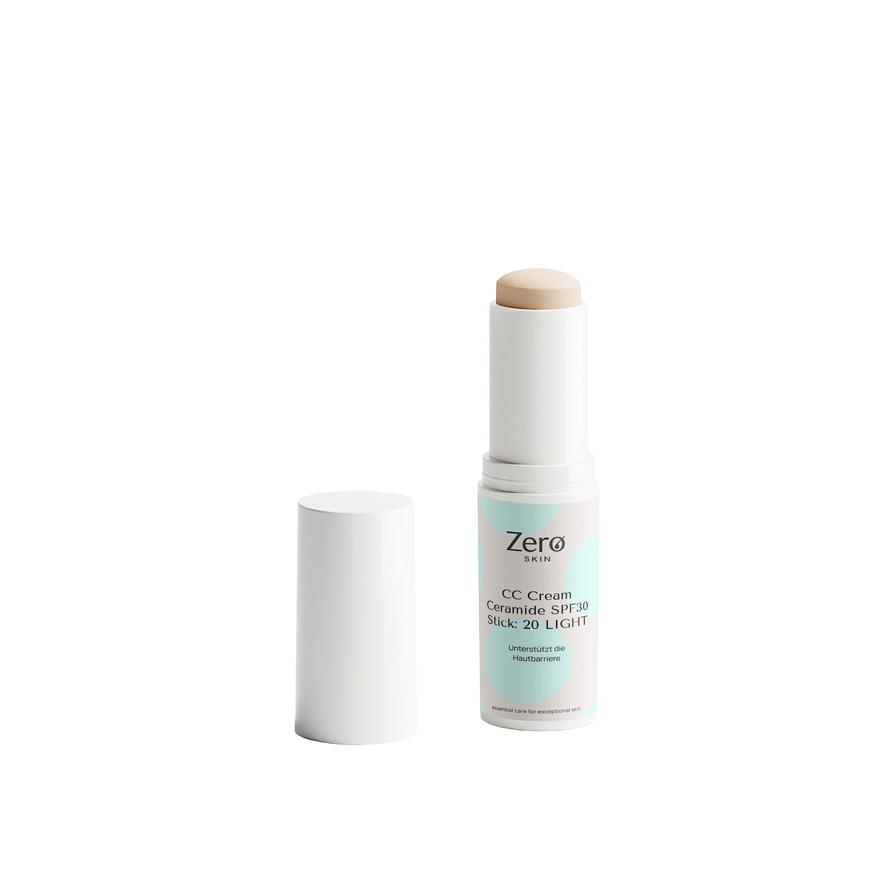 Zero Skin CC Cream Ceramide Spf30 Stick 20 Light pflegend und schützend mit Jojobaöl 12 g Creme