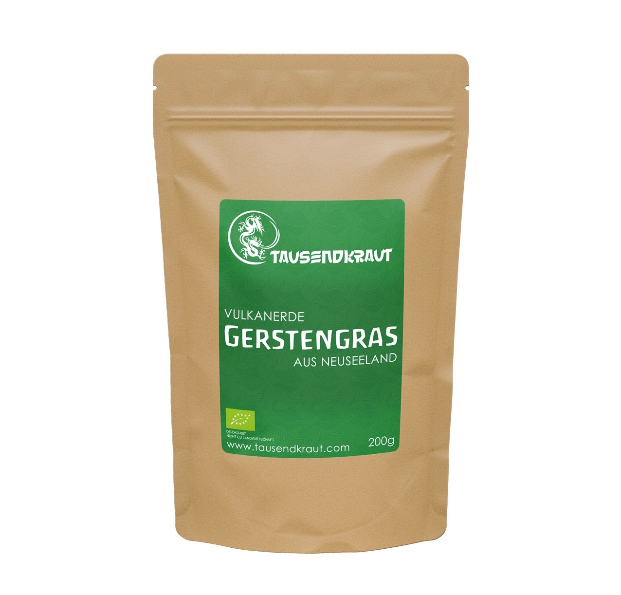 Tausendkraut Gerstengras Pulver Bio - Angebaut auf Vulkanerde in Neuseeland