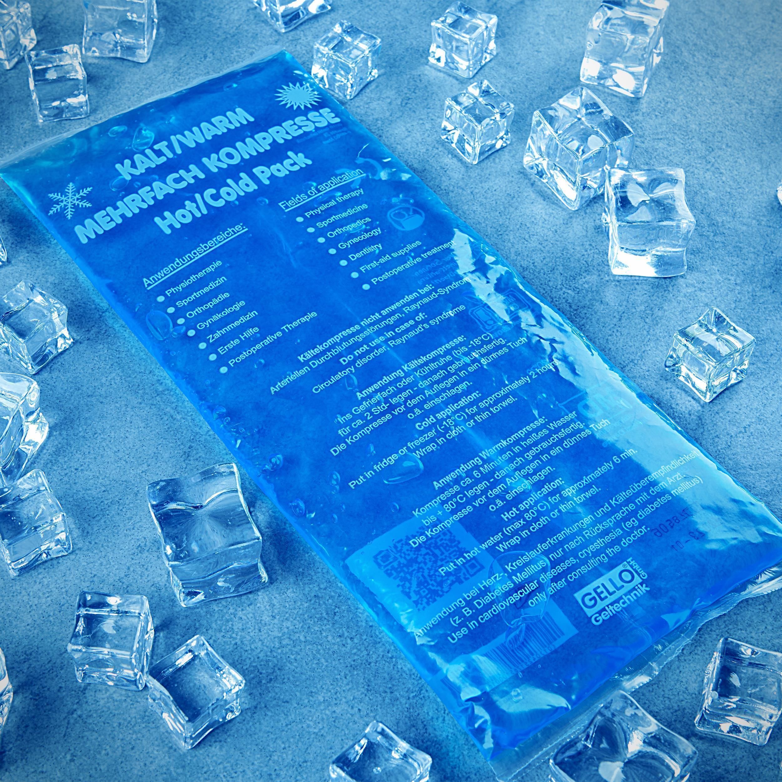 Kalt- & Warmkompresse - Mehrfachverwendung - Blau