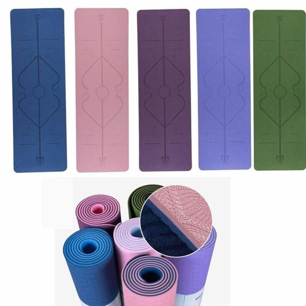 Sport-Knight® Yoga Matte mit Tasche Blau