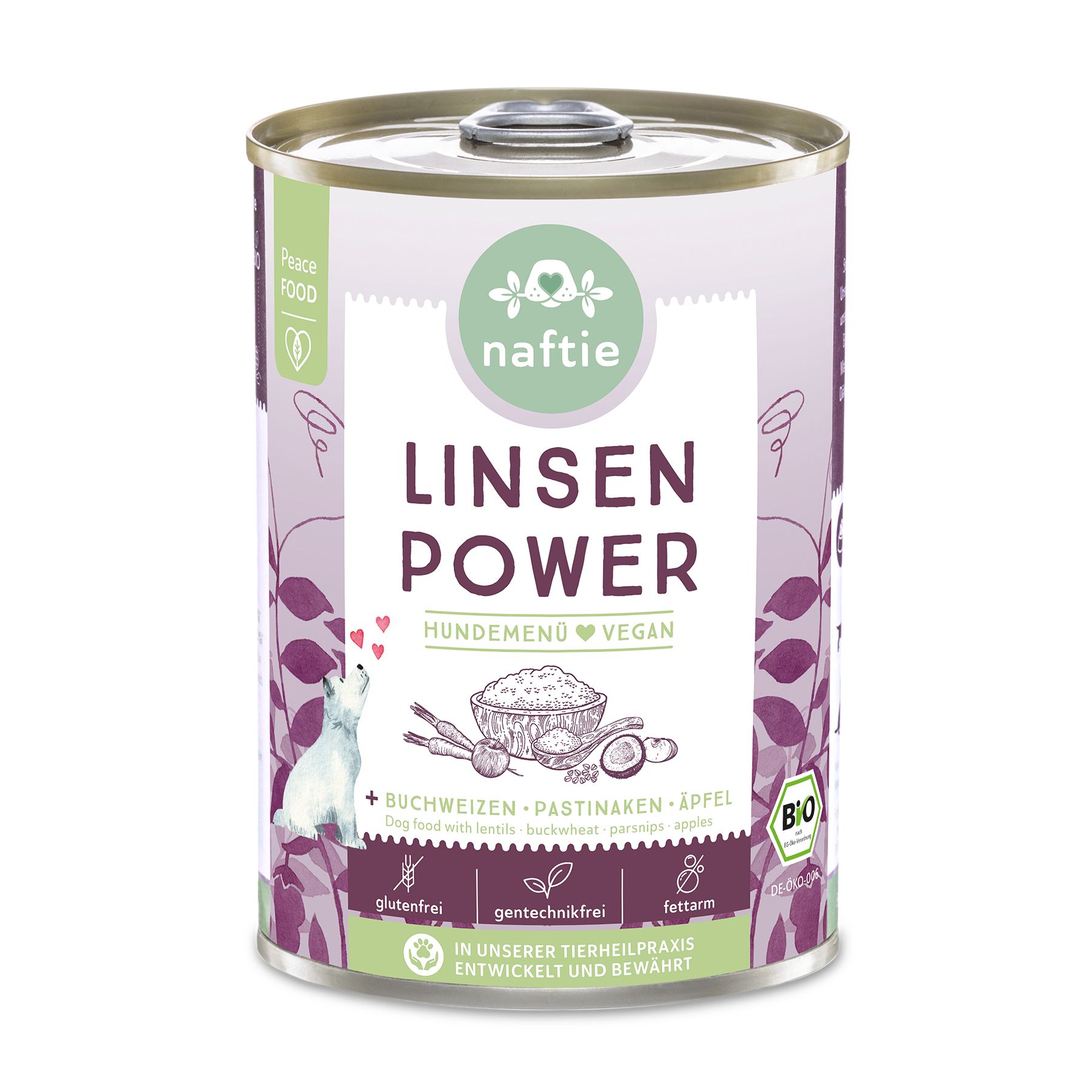 naftie Bio Linsen Power 12x400 g Dose