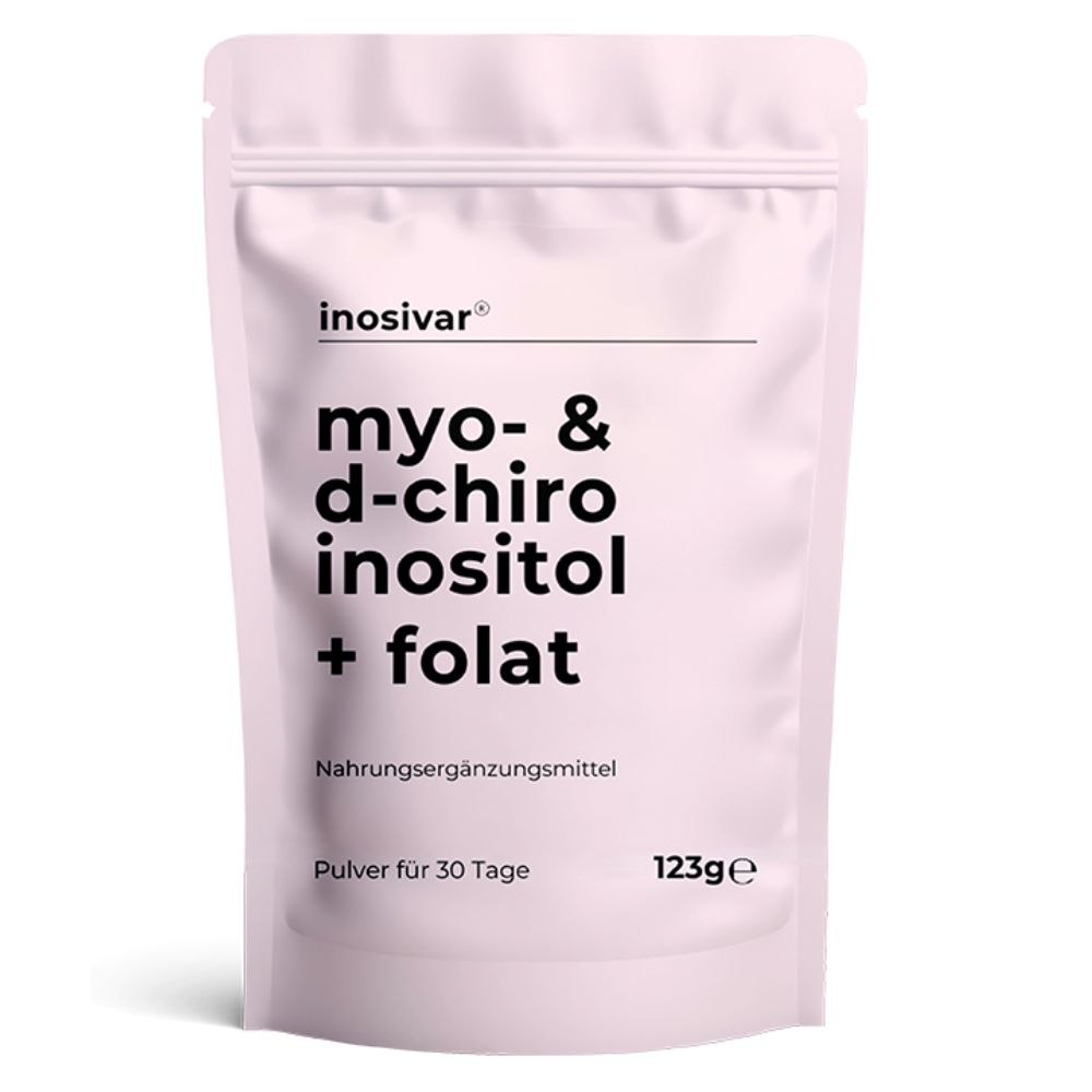 inosivar - Myo- & d-chiro-Inositol + Folat Pulver 123 g