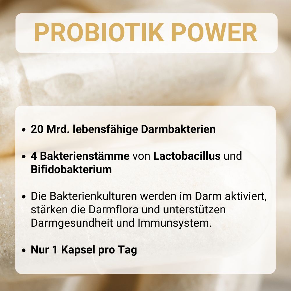 SwissOvit HarmonybiOtic 20 Mrd. lebensfähige Darm-Bakterien