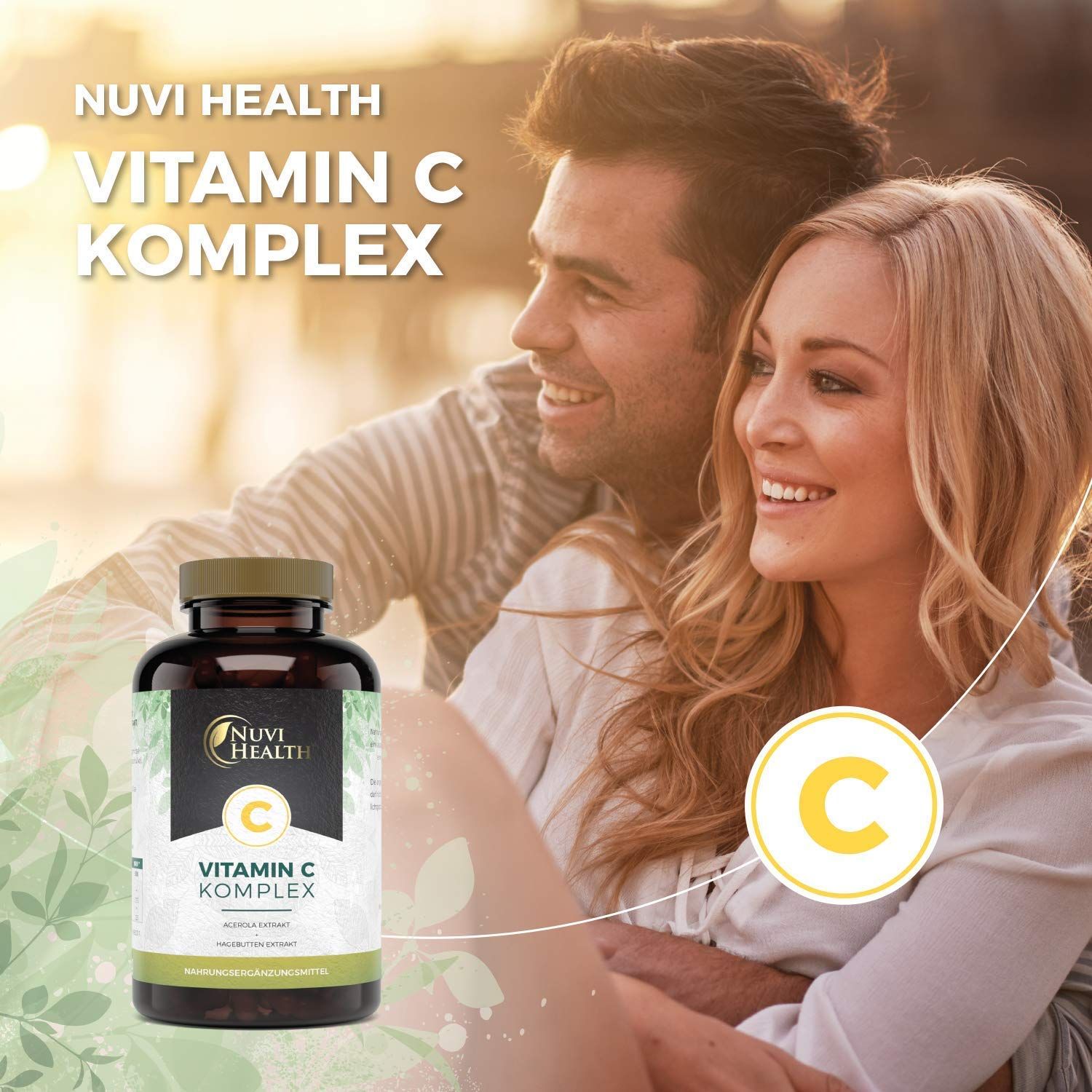 Nuvi Health Natürlicher Vitamin C Komplex 240 St