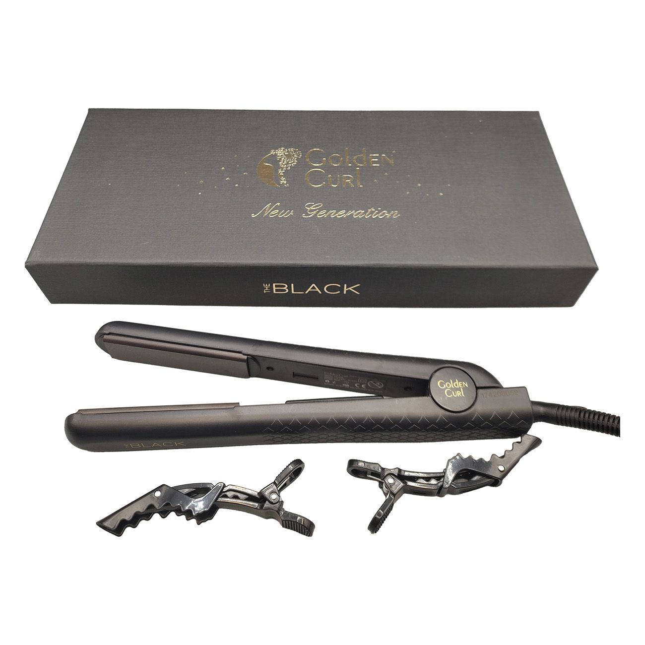 Golden Curl GL806 The Black Ceramic Straightener Glätteisen