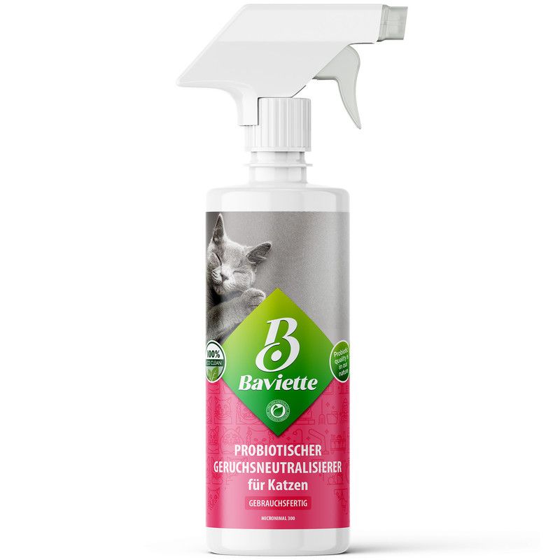 Baviette Geruchsneutralieser für Katzen Spray