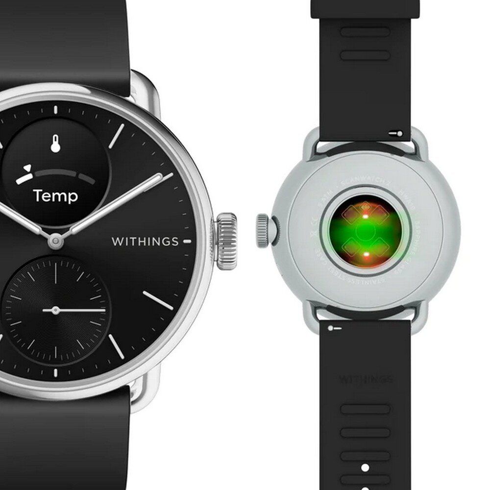 Withings Scanwatch 2, 38 mm, schwarz