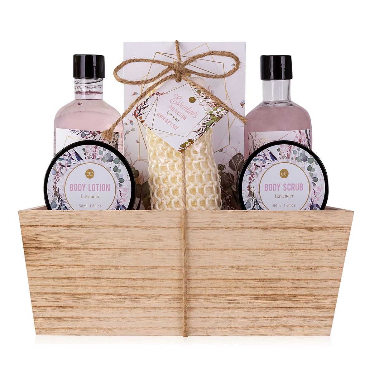 Geschenkset Duschset Pflegeset Wellness Damen Lavendel Floral Dreams