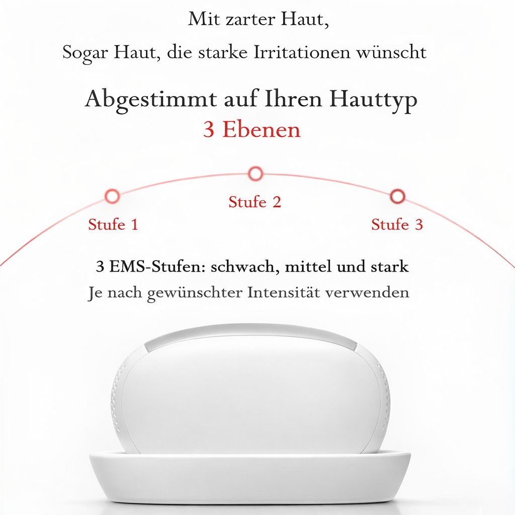 COOL-i 3 in 1 Hautpflegegerät mit Wärme/Kälte, LED & Mikrostrom, für kosmetische Gesichtspflege