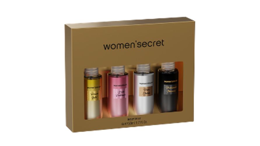 Women Secret Body Mist Glitter Geschenkset 4x50 ml Eau de Parfum