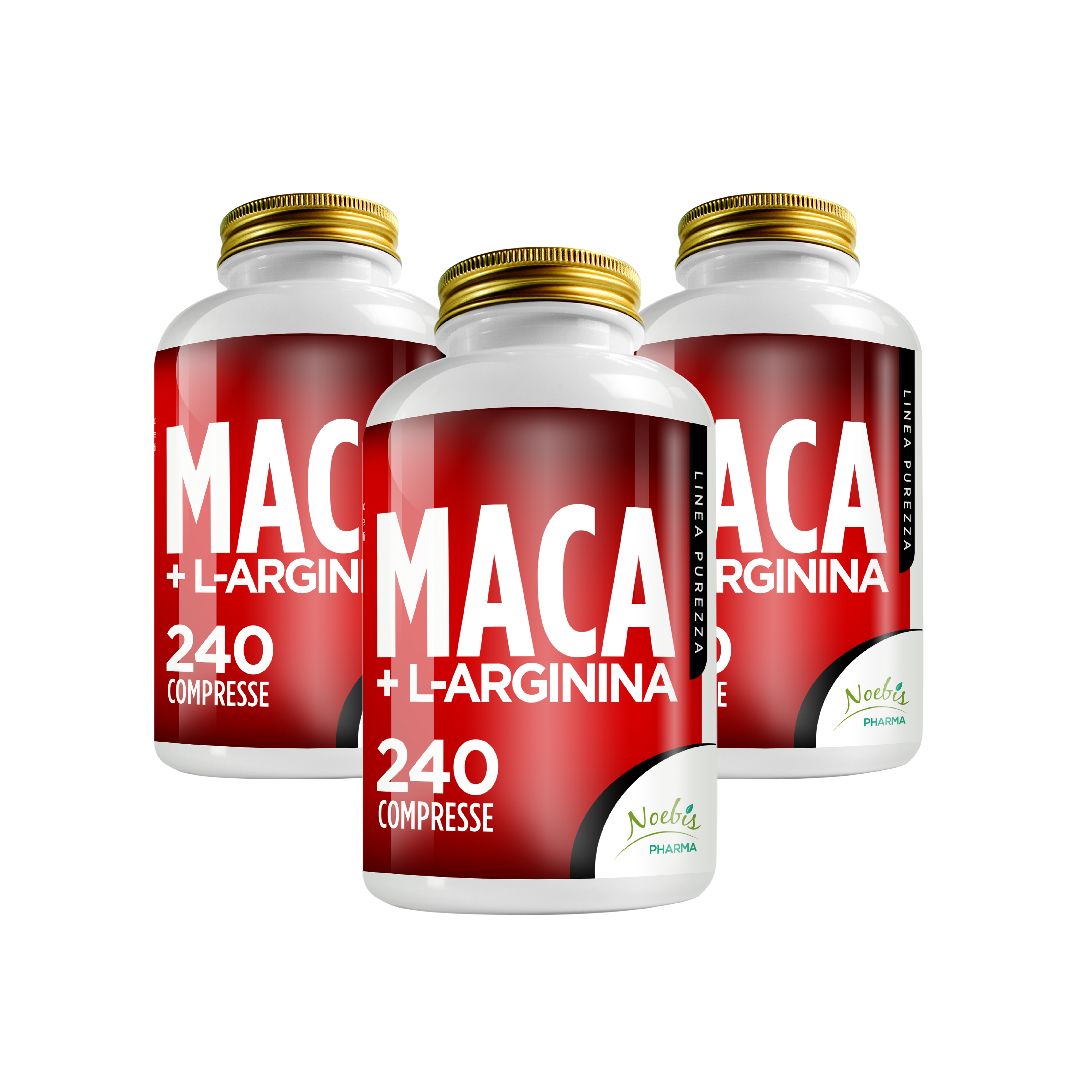 Noebis Pharma Maca 4:1 + L-Arginina – 240 Compresse