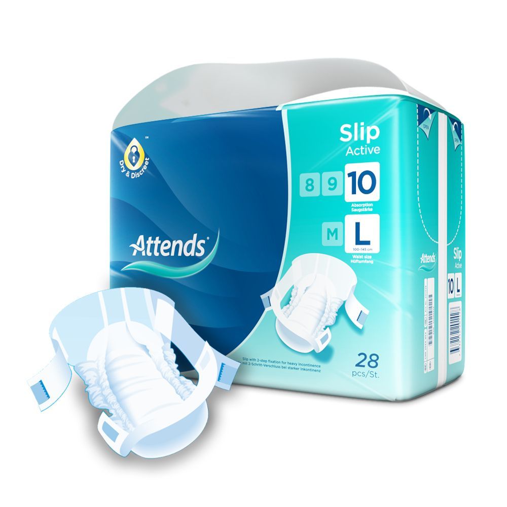 Attends Slip Active 10 Large (2x28 Stk.)
