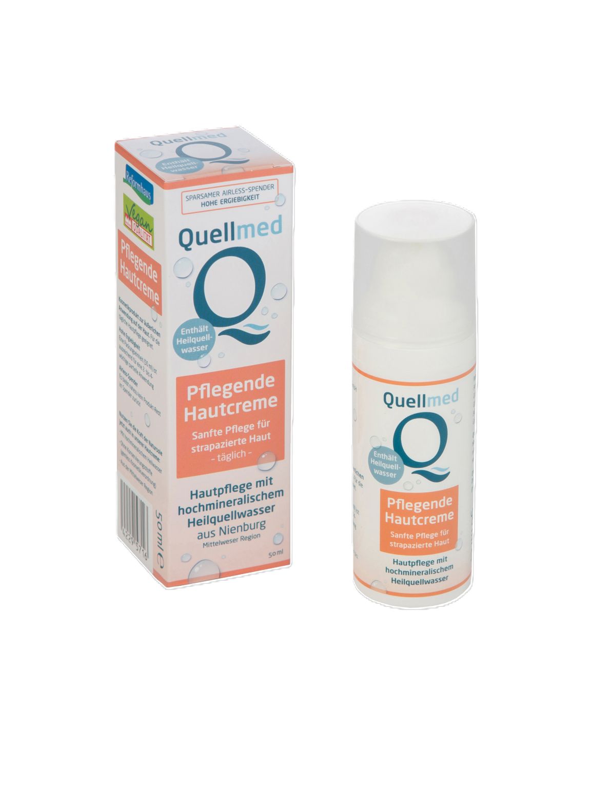 Quellmed Hautcreme – Natürliche Pflege mit Heilquellwasser für empfindliche Haut (50 ml)