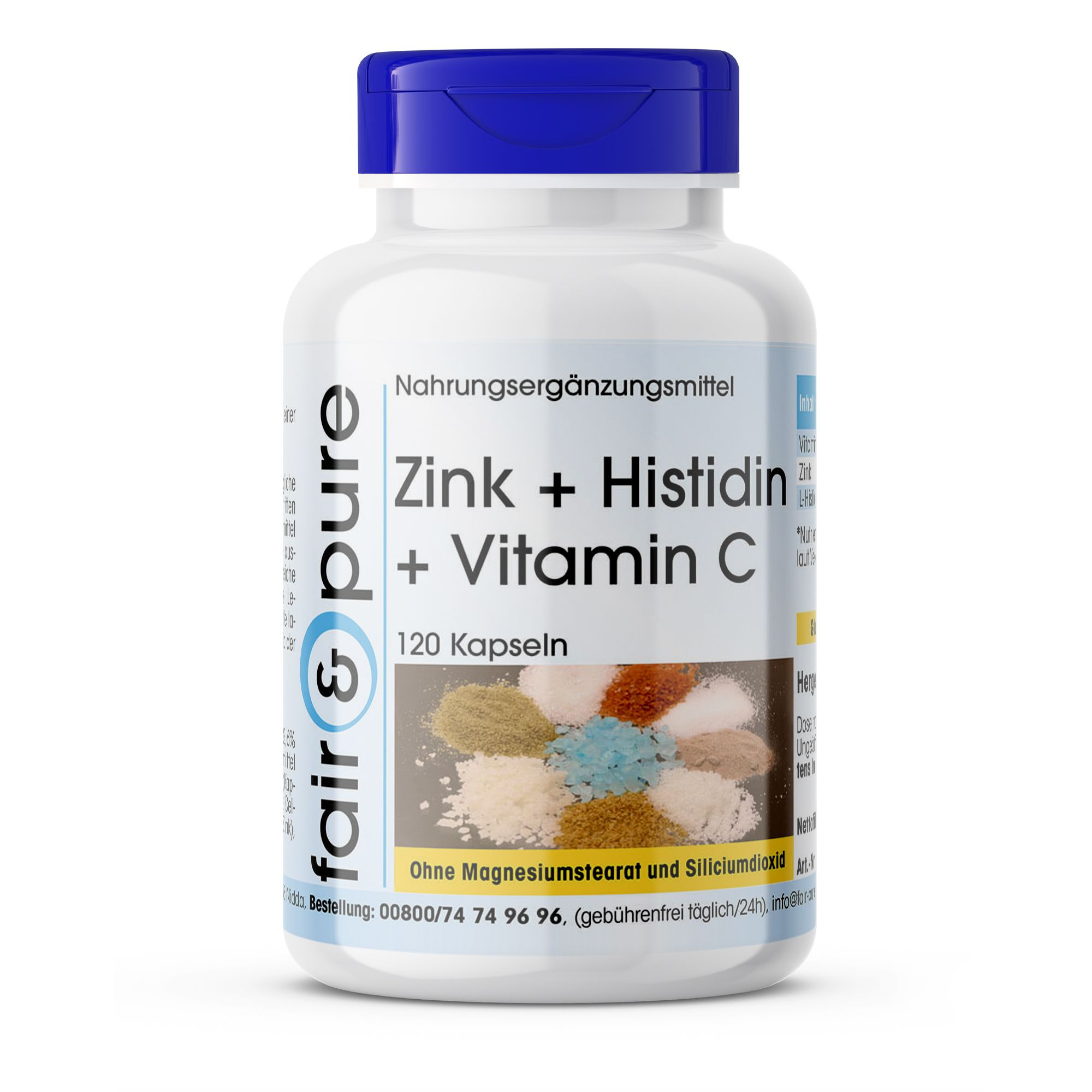 fair - pure | Zink + Histidin Vitamin C schluckfreundlich 120 St